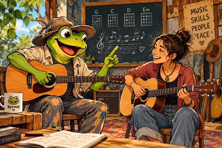 Beginner Guitar Lessons with KermieDee