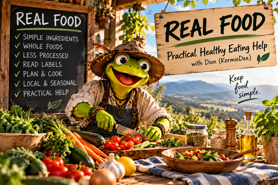 REAL FOOD - Practical Healthy Eating Help with KermieDee
